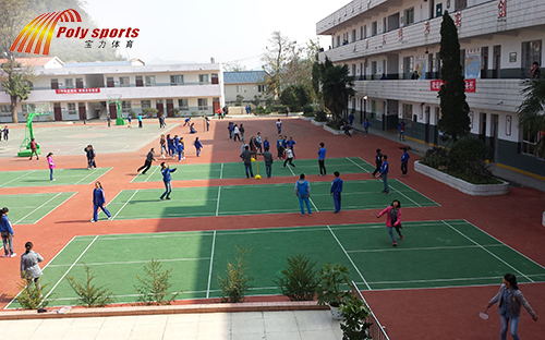 學(xué)校塑膠運動場改造
