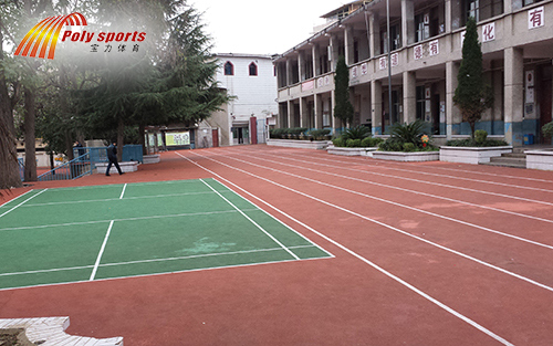 學(xué)校塑膠運動場改造廠家